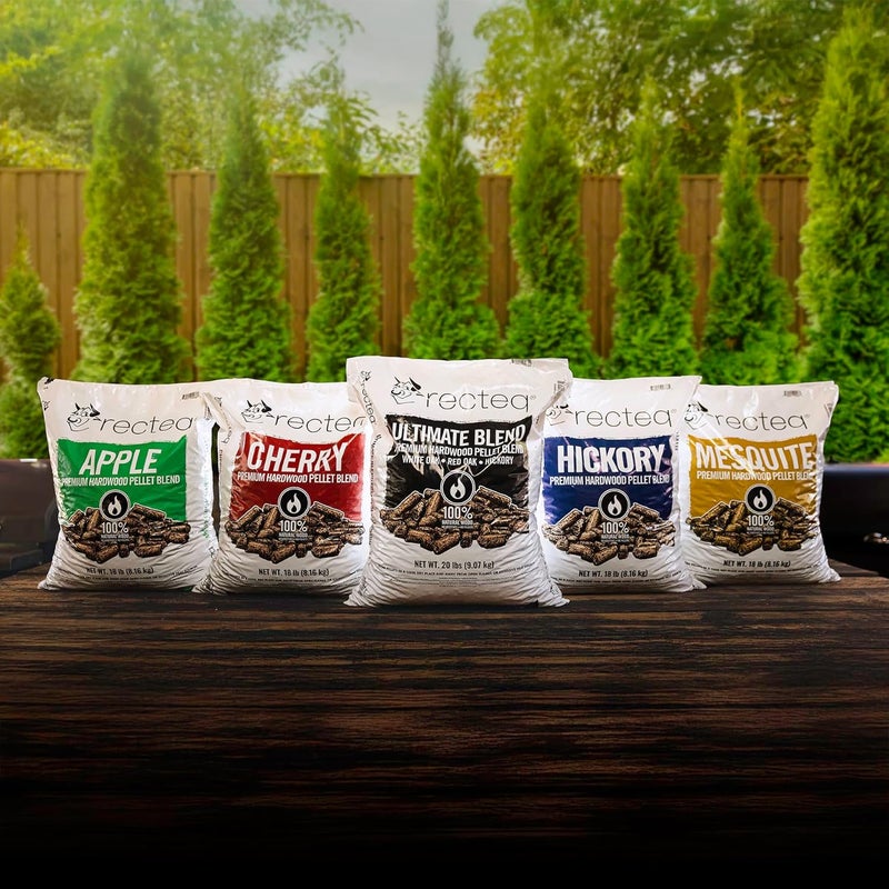 recteq Ultimate Premium Hardwood Grilling Cooking Pellet 2-Pack (Cherry + Hickory) - Image 5